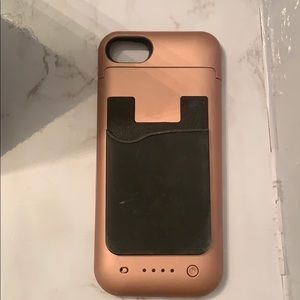 pink iphone 6/8 charging case!!